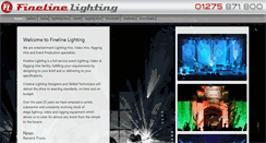 Desktop Screenshot of finelinelighting.com